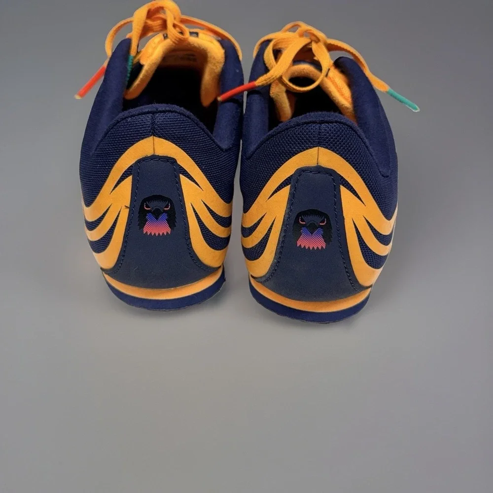 New Balance MD500v4 Track & Field Sprint Spikes Orange Navy Men's Size 9.5